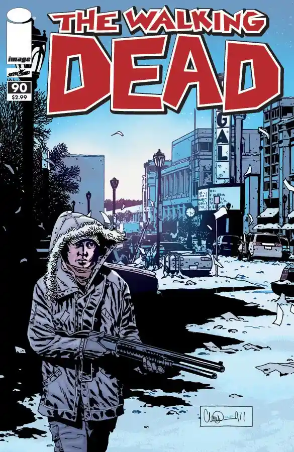 The Walking Dead magazine cover