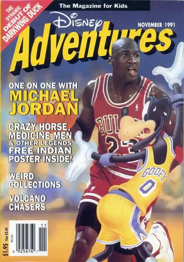 Disney Adventures magazine cover