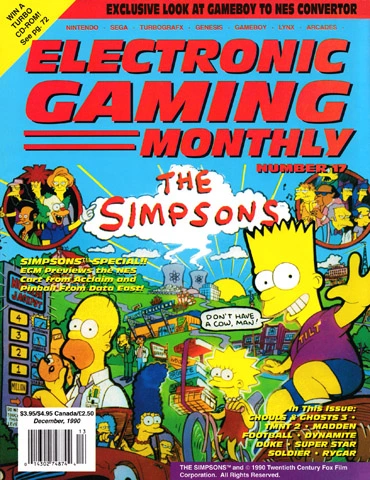 Electronic Gaming magazine cover