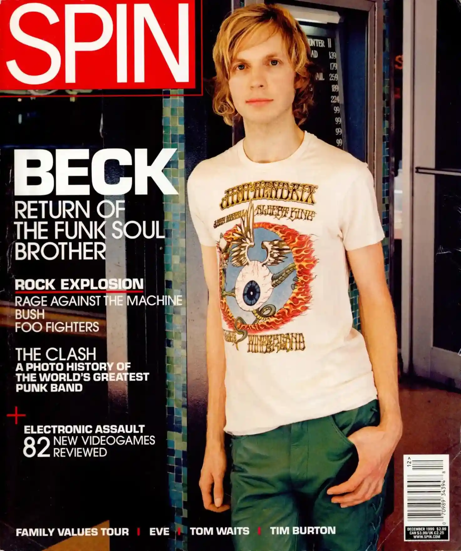 Spin magazine cover