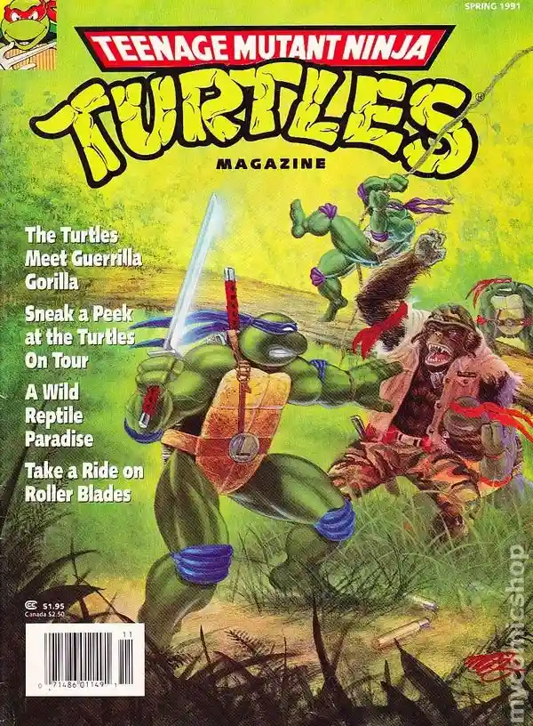 TMNT magazine cover